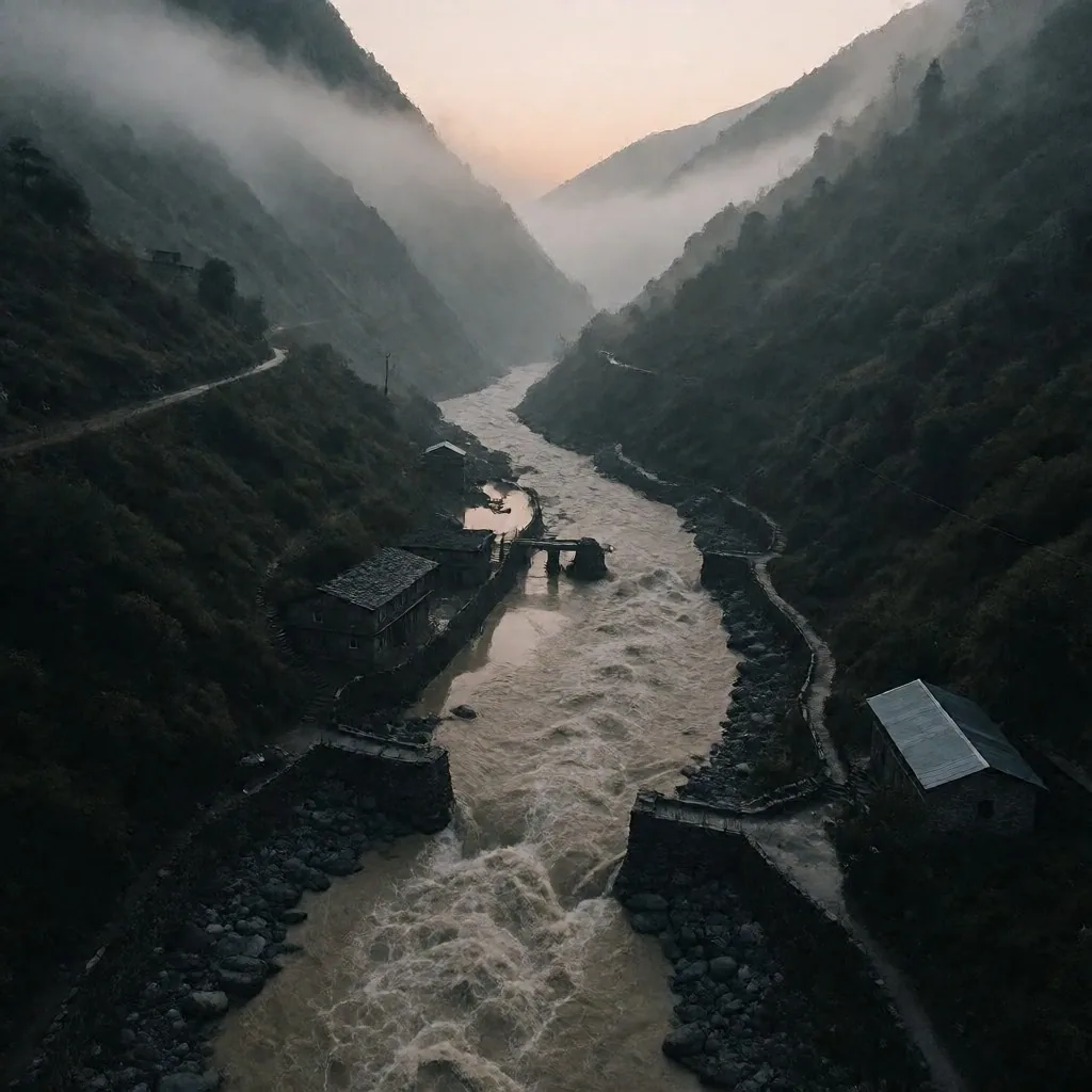 Inundaciones en la frontera Nepal-Tíbet