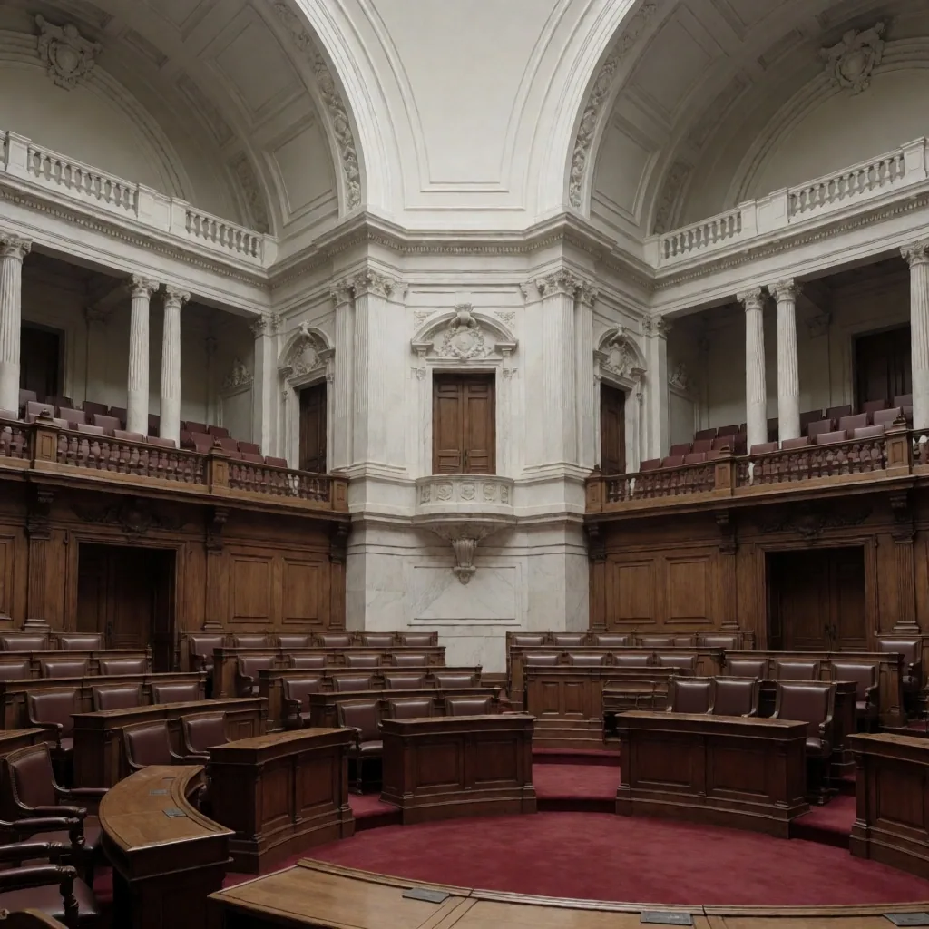 Interior del parlamento europeo