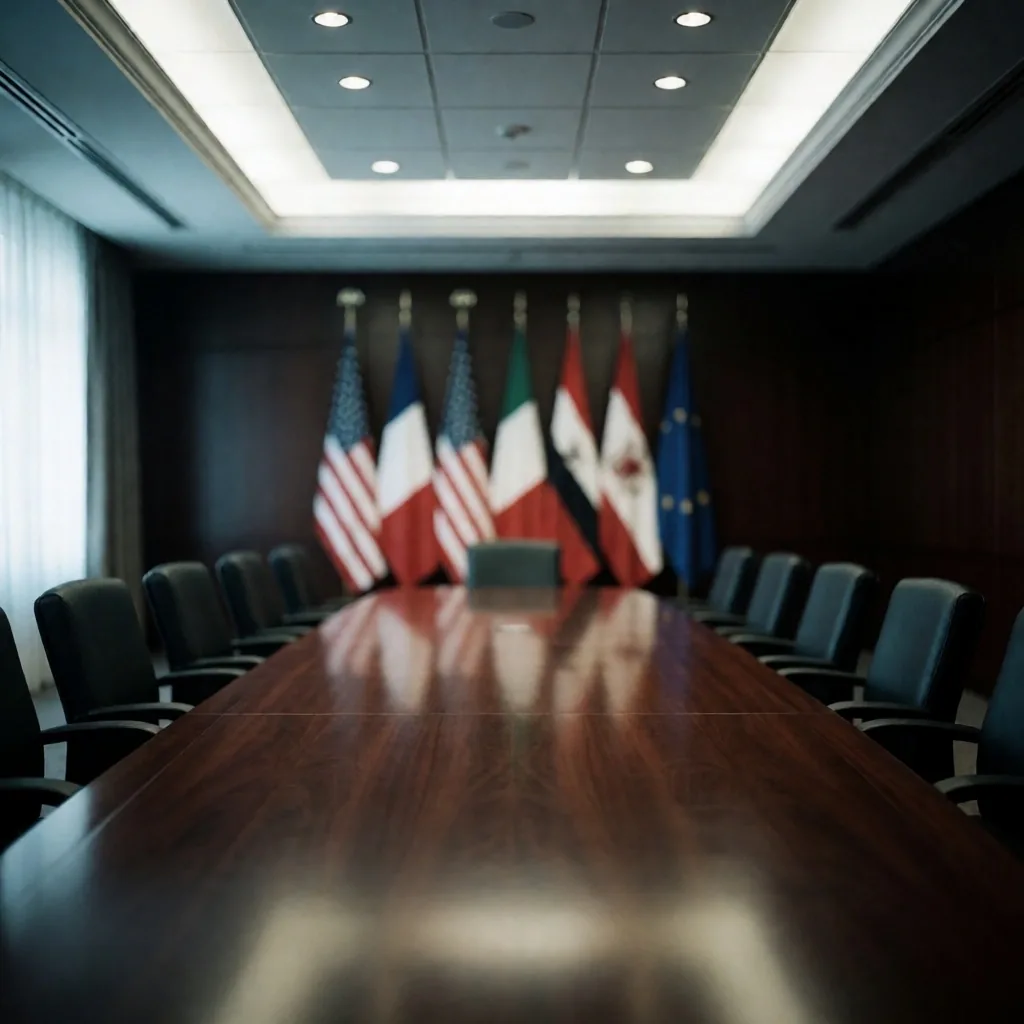 Sala de reuniones diplomáticas